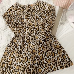 Tory Burch Sleeveless Cheetah Silk Top